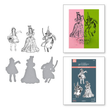SPELLBINDERS - Collezione Wonder of Oz -Collection by Graphic45 -Dorothy & the Witches BetterPress Plate & Die