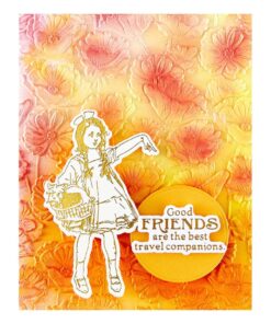 Alternative view of SPELLBINDERS - Collezione Wonder of Oz -Collection by Graphic45 -Field of Poppies 3D Emboss & Cut Folder