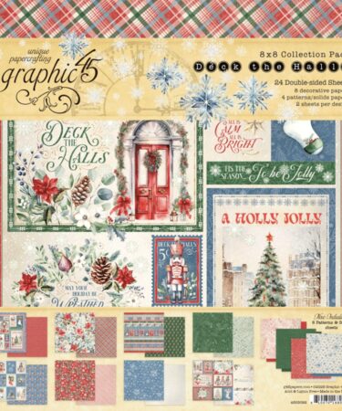 Graphic 45 - Collezione Deck the Halls -  8x8 Inch Collection Pack