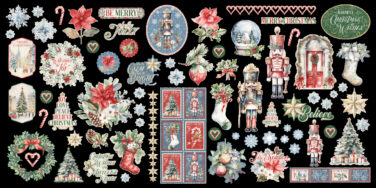 Alternative view of Graphic 45 - Collezione Deck the Halls - Ephemera Set
