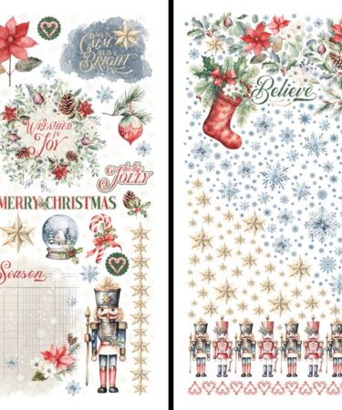 Alternative view of Graphic 45 - Collezione Deck the Halls -Rub-On Transfers