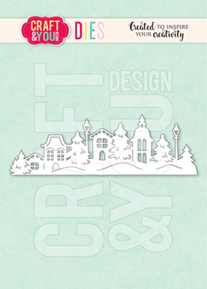 Craft & You Design Village Border Dies