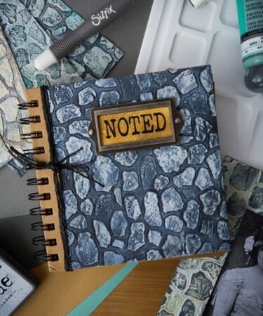 Alternative view of Tim Holtz 3D Texture Fades by  - A5 Cobblestone