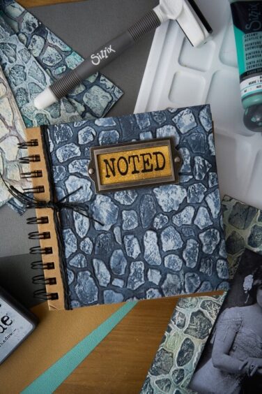 Alternative view of Tim Holtz 3D Texture Fades by  - A5 Cobblestone