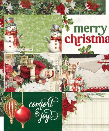 SIMPLE STORIES - Simple Vintage Believe Double-Sided Cardstock 12"X12" 4X6 Elements