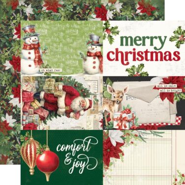 SIMPLE STORIES - Simple Vintage Believe Double-Sided Cardstock 12"X12" 4X6 Elements