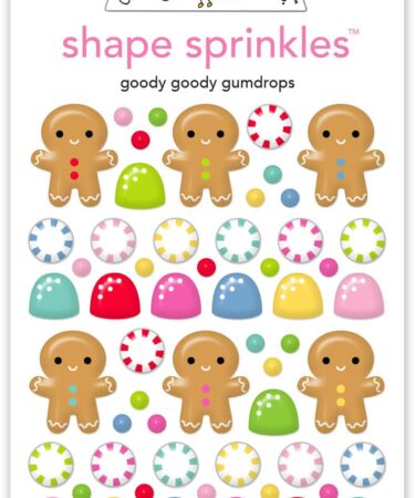 Doodlebug design - Collezione oh what fun - goody goody gumdrops shape sprinkles