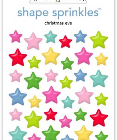 Doodlebug design - Collezione oh what fun - christmas eve shape sprinkles