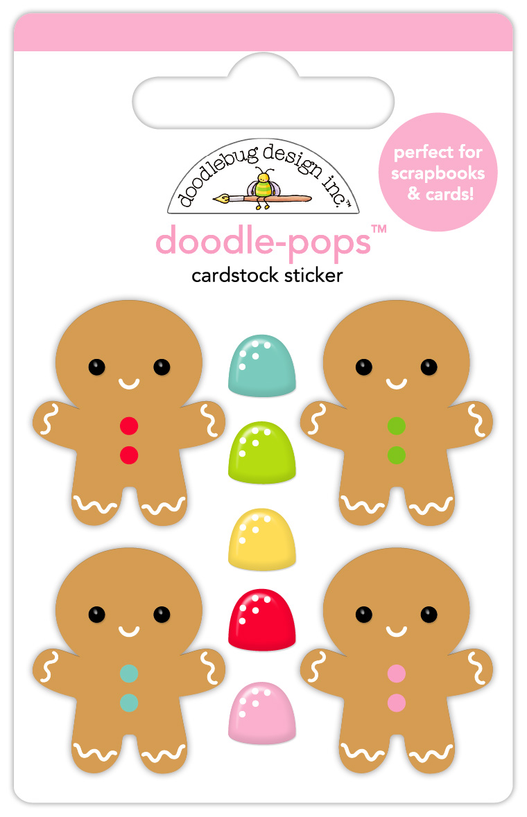Doodlebug design - Collezione oh what fun - jolly gingers doodle-pops