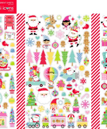 Doodlebug design - Collezione oh what fun - mini icons stickers