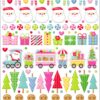 Doodlebug design - Collezione oh what fun -puffy icons stickers