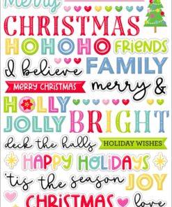 Doodlebug design - Collezione oh what fun -  puffy words stickers