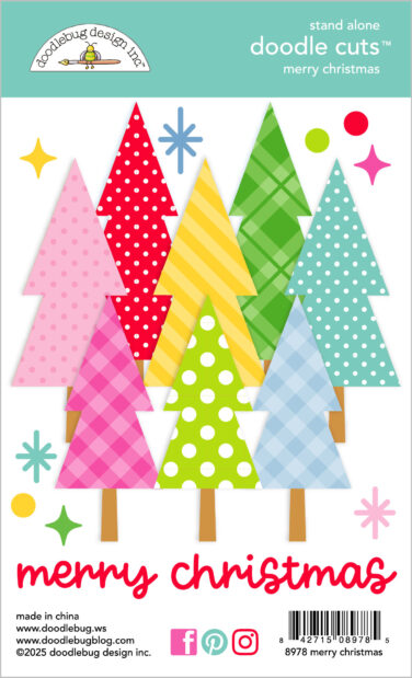 Doodlebug design - Collezione oh what fun - merry christmas doodle cuts