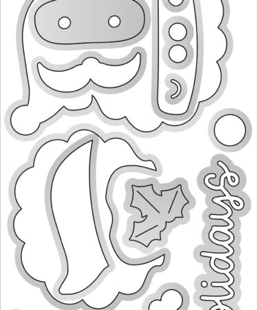 Alternative view of Doodlebug design - Collezione oh what fun - happy holidays doodle cuts