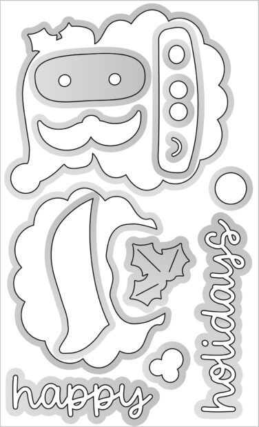 Alternative view of Doodlebug design - Collezione oh what fun - happy holidays doodle cuts