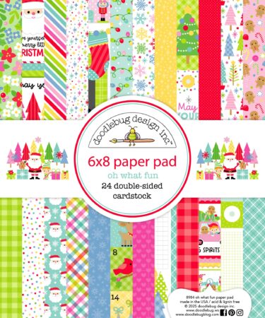 Doodlebug design - Collezione oh what fun - 6x8 paper pad
