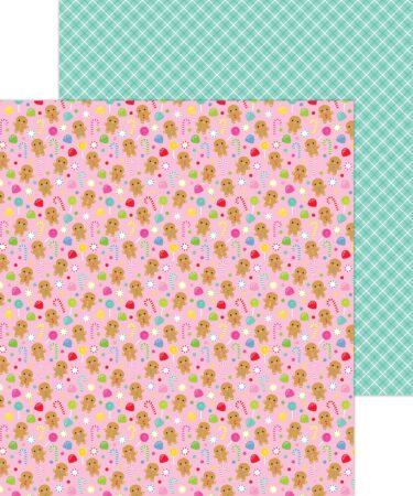 Doodlebug design - Collezione oh what fun - carta patterned 12x12-cookies & candy