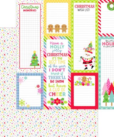Doodlebug design - Collezione oh what fun - carta patterned 12x12-merry magic