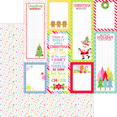 Doodlebug design - Collezione oh what fun - carta patterned 12x12-merry magic