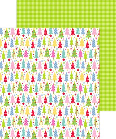 Doodlebug design - Collezione oh what fun - carta patterned 12x12-all spruced up