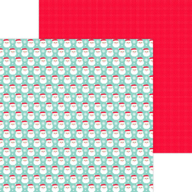 Doodlebug design - Collezione oh what fun - carta patterned 12x12-here comes santa