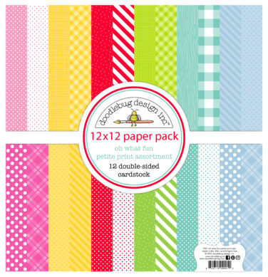 Doodlebug design - Collezione oh what fun - PETITE PRINTS ASSORTMENT PACK