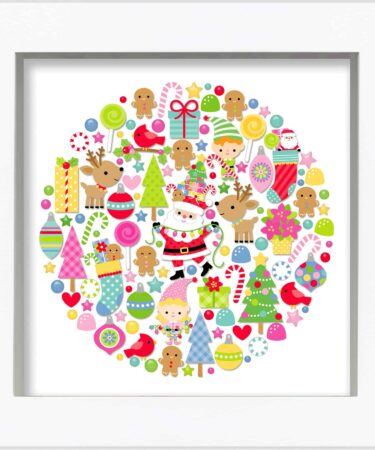 Alternative view of Doodlebug design - Collezione oh what fun - shadow box kit