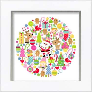 Alternative view of Doodlebug design - Collezione oh what fun - shadow box kit