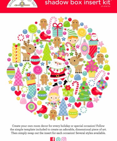 Doodlebug design - Collezione oh what fun - shadow box kit