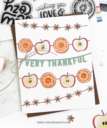 Alternative view of Concord & 9th - Citrus & Spice Stamp Set (6 x 6)