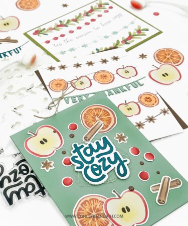 Alternative view of Concord & 9th - Citrus & Spice Stencil Pack (4 qty; 6 x 6)