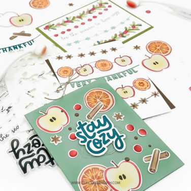 Alternative view of Concord & 9th - Citrus & Spice Stencil Pack (4 qty; 6 x 6)