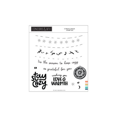 Concord & 9th - Citrus & Spice Stamp Set (6 x 6)