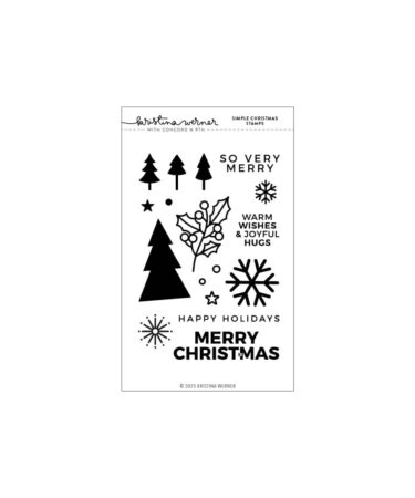 Concord & 9th - Kristina Werner - Simple Christmas Stamp Set (4 x 6)