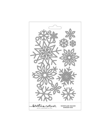 Concord & 9th -  Kristina Werner - Snowflake Season Border Dies