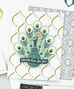 Alternative view of Concord & 9th - Patterned Peacock Inlay Dies