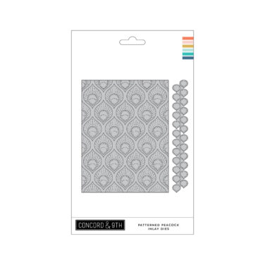 Concord & 9th - Patterned Peacock Inlay Dies