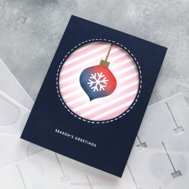 Alternative view of Concord & 9th -  Kristina Werner - Simple Christmas Stencil Pack (6 qty; 6 x 6)