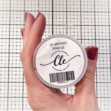 Alternative view of IL NEGOZIO DELLA MAMMA DI CLE - FILO METALLICO DECORATIVO- 25 METRI -VIOLA