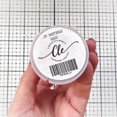 Alternative view of IL NEGOZIO DELLA MAMMA DI CLE - FILO METALLICO DECORATIVO- 25 METRI -ROSSO