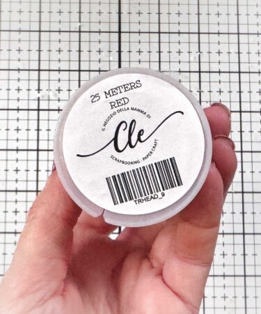 Alternative view of IL NEGOZIO DELLA MAMMA DI CLE - FILO METALLICO DECORATIVO- 25 METRI -ROSSO