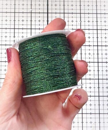 IL NEGOZIO DELLA MAMMA DI CLE - FILO METALLICO DECORATIVO- 25 METRI -VERDE SCURO