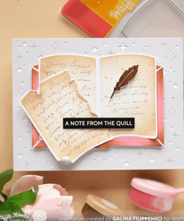 Alternative view of WAFFLE FLOWER - Open Book Die