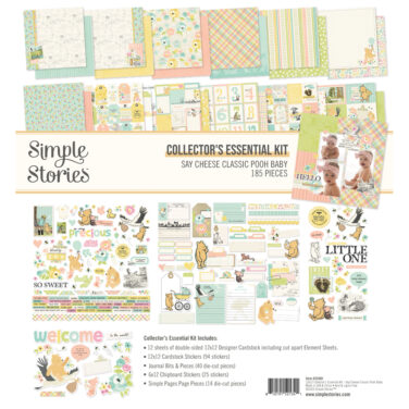 SIMPLE STORIES - Collezione  Say Cheese Classic Pooh Baby- Collector's Essential Kit