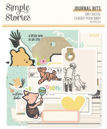 SIMPLE STORIES - Collezione  Say Cheese Classic Pooh Baby- Journal Bits & Pieces