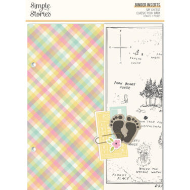 SIMPLE STORIES - Collezione  Say Cheese Classic Pooh Baby- 6x8 Binder Inserts