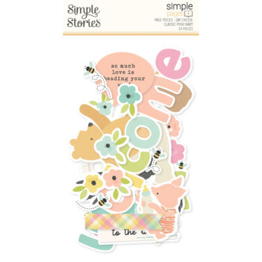 SIMPLE STORIES - Collezione  Say Cheese Classic Pooh Baby- Simple Pages Page Pieces