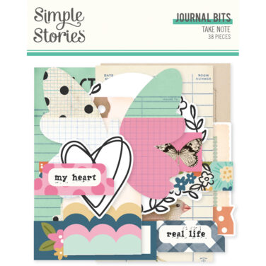 SIMPLE STORIES - Collezione Take Note -   Journal Bits & Pieces