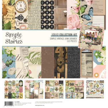 SIMPLE STORIES - Collezione Simple Vintage Junk Drawer - Collection Kit