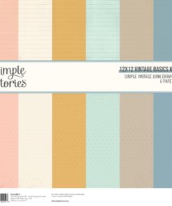 SIMPLE STORIES - Collezione Simple Vintage Junk Drawer - 12x12 Vintage Basics Kit